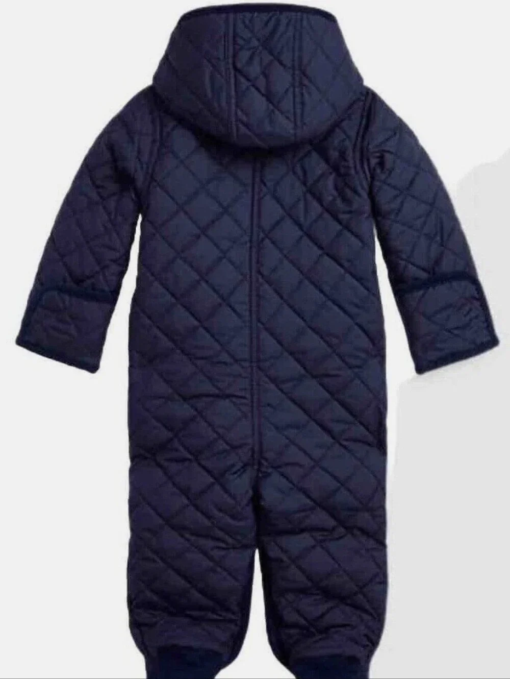 Ralph Lauren Navy Quilted Hooded Snow Suit